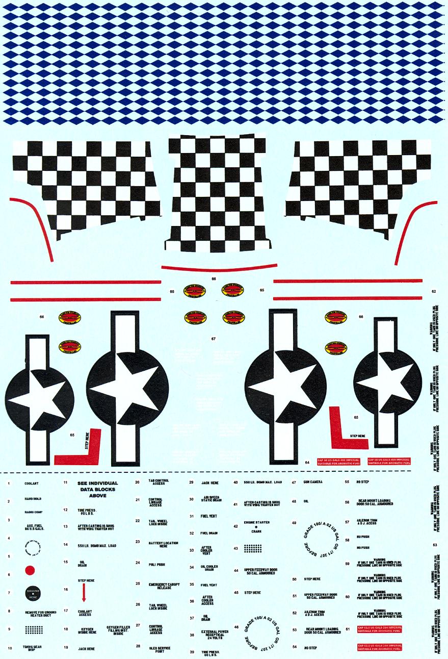 Print Scale Decals 1/48 NORTH AMERICAN P-51D MUSTANG Fighter | eBay